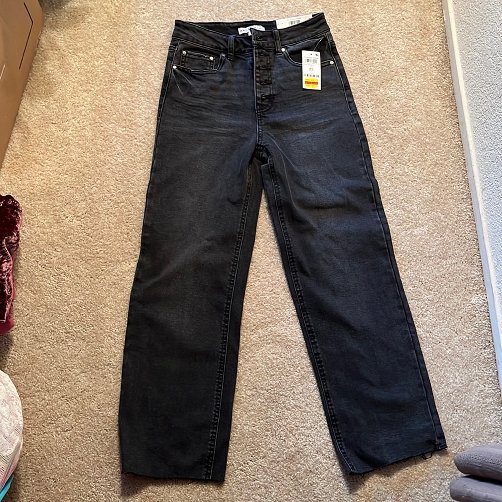 And Now This Black High Waisted Jeans